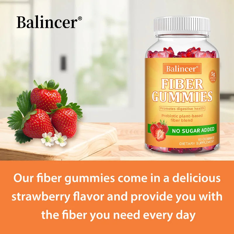 DETOXXTRA Sugar-Free Prebiotic Fiber Gummies 60 Count Prebiotic Fiber Gummies Qst