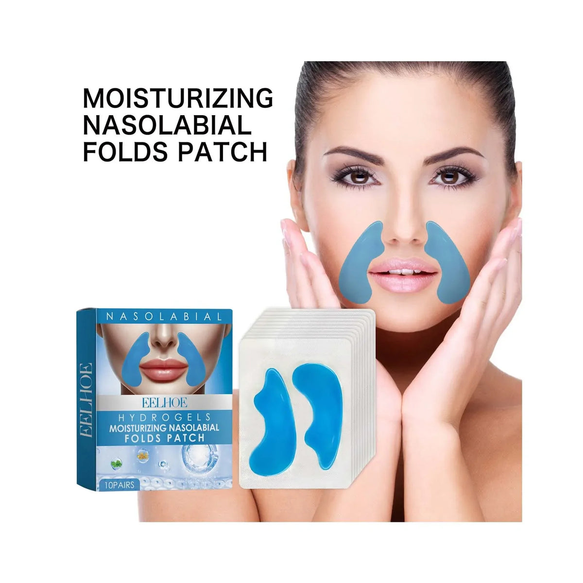 Nasolabial Fold Gel Patches – Hydrating, Firming & Smoothing Facial Gel Patch Qme