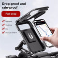 Waterproof Motorcycle Bike Phone Holder – Universal 360° Mount Motorcycle Phone Mount Qme Default Title