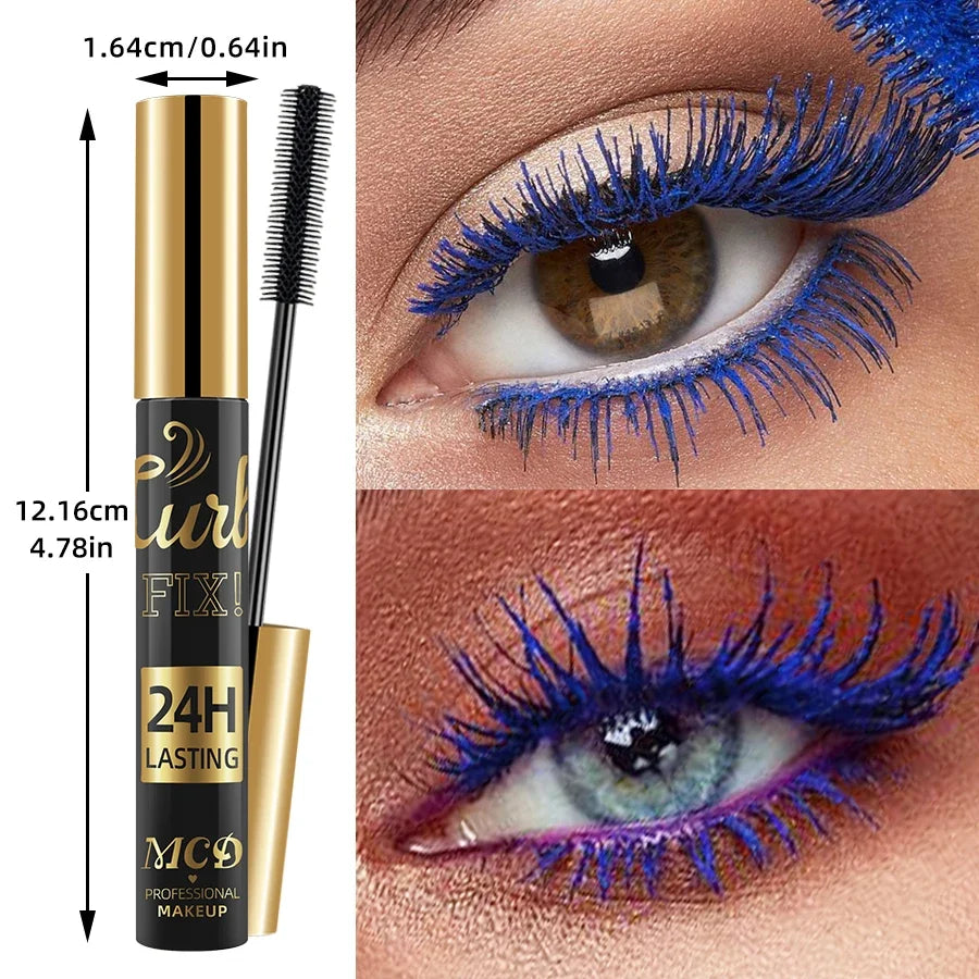 5D Waterproof Mascara – 9 Colors, Curl & Long-Lasting Ink Waterproof Mascara Qme