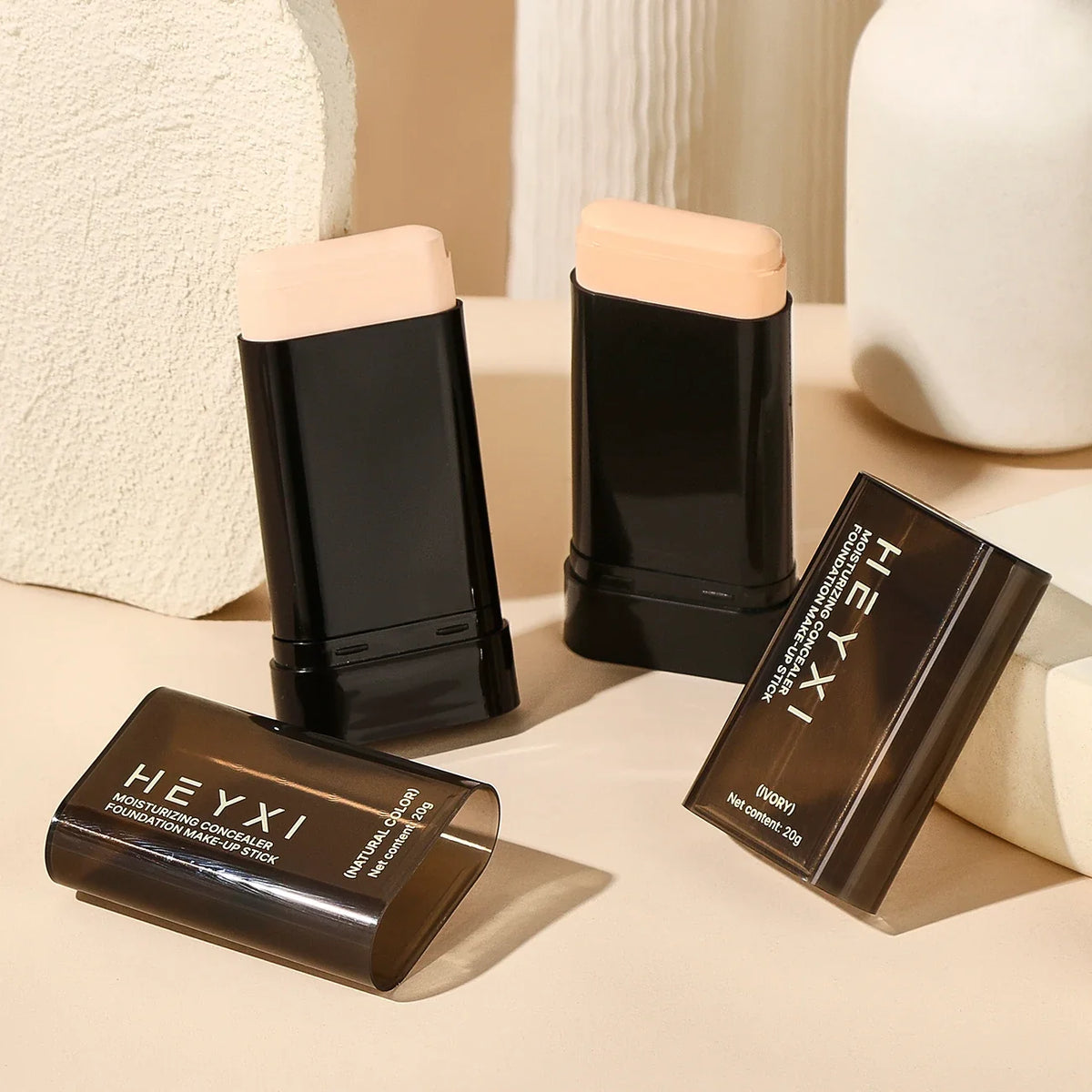 Qme Foundation Stick Concealer – Matte Finish All Skin Types Foundation Concealer Stick Qme