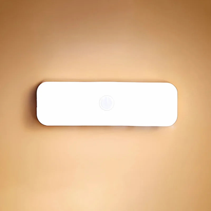 3-Color Wireless Magnetic Night Lamp – Eye-Friendly Light Wireless Night Lamp Qme WHITE USB Plug