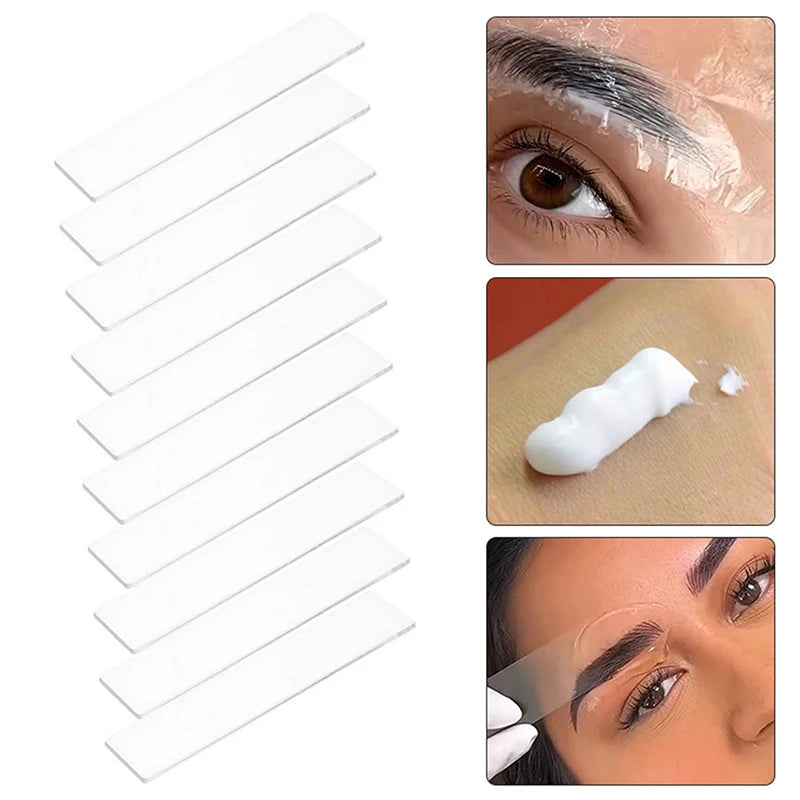 Clear Acrylic Microblading Applicator Strips 10/20 Pcs Microblading Accessory Qst