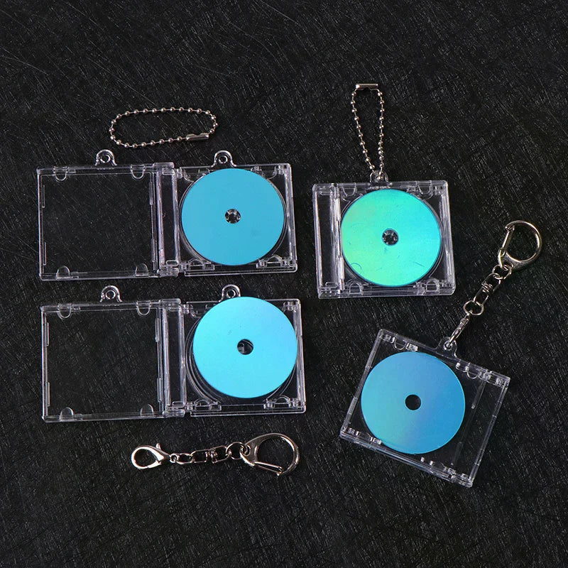 NFC CD Disc Keychain – Personalized Music Lover Gift NFC Keychain Qme