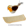 Cat Swing Teasing Stick Toy – Self-Entertaining Bird Toy Cat Teasing Toy Qme A11