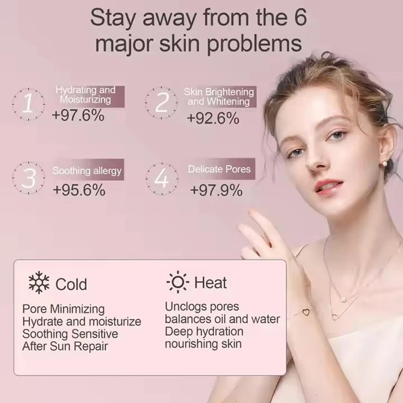 Vilnason Nano Mist Face Steamer – Cold Hot Facial Sauna Facial Steamer Qst