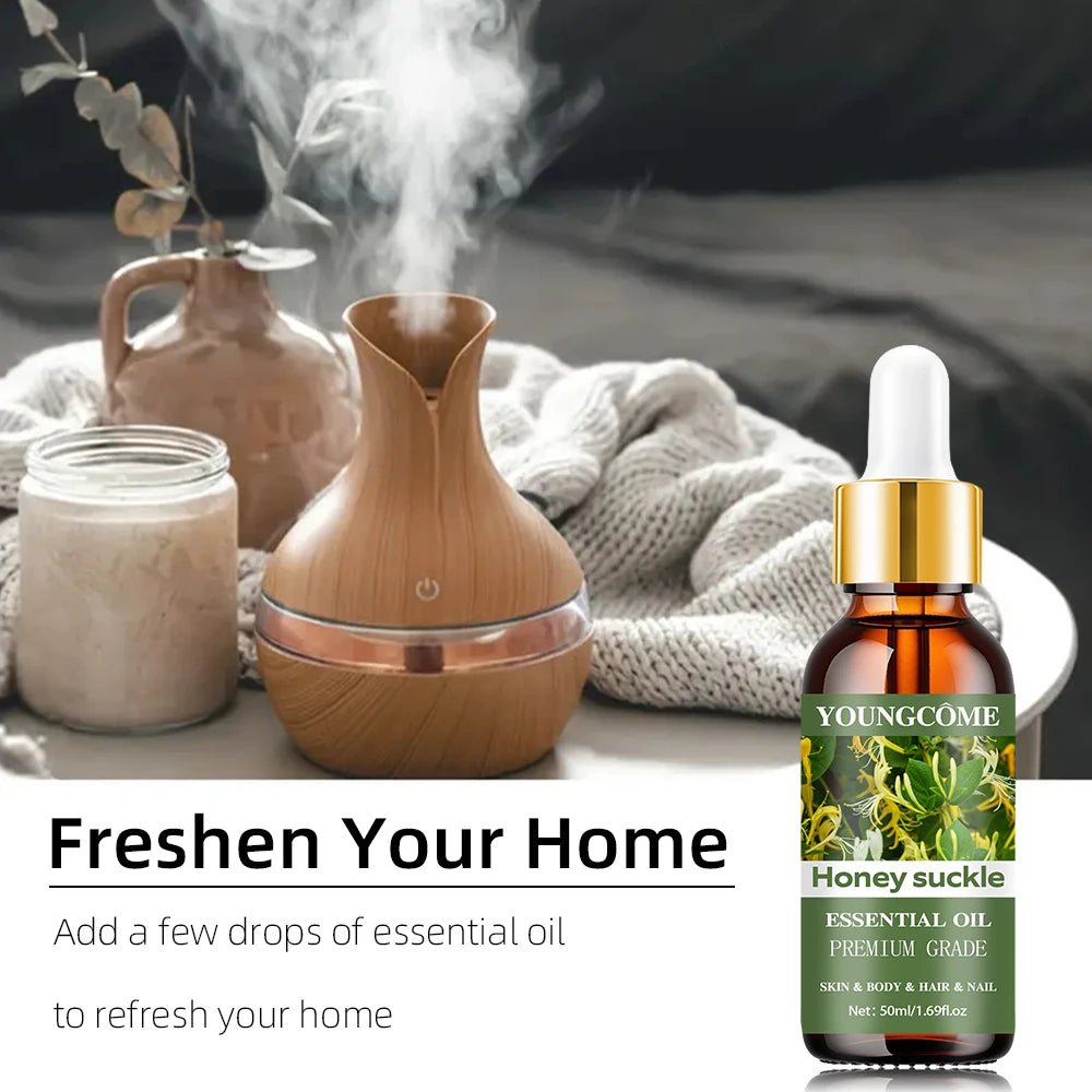 YOUNGCOME Honeysuckle Essential Oil – Skin & Massage Essential Oil Serum Qst