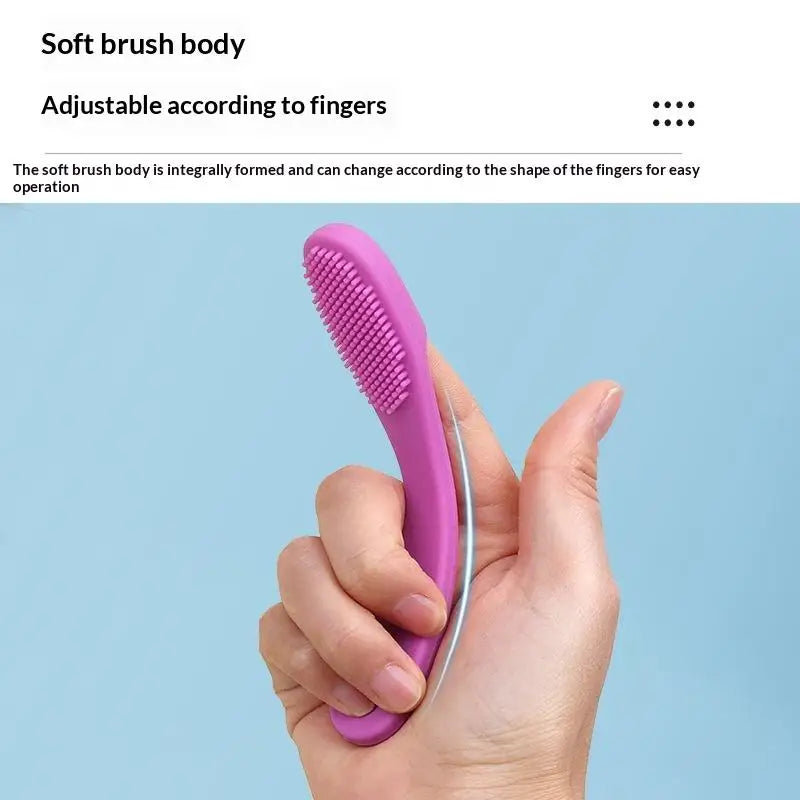 Pet Finger Toothbrush – Soft Reusable Dental Tool for Dogs & Cats Pet Finger Toothbrush Qme