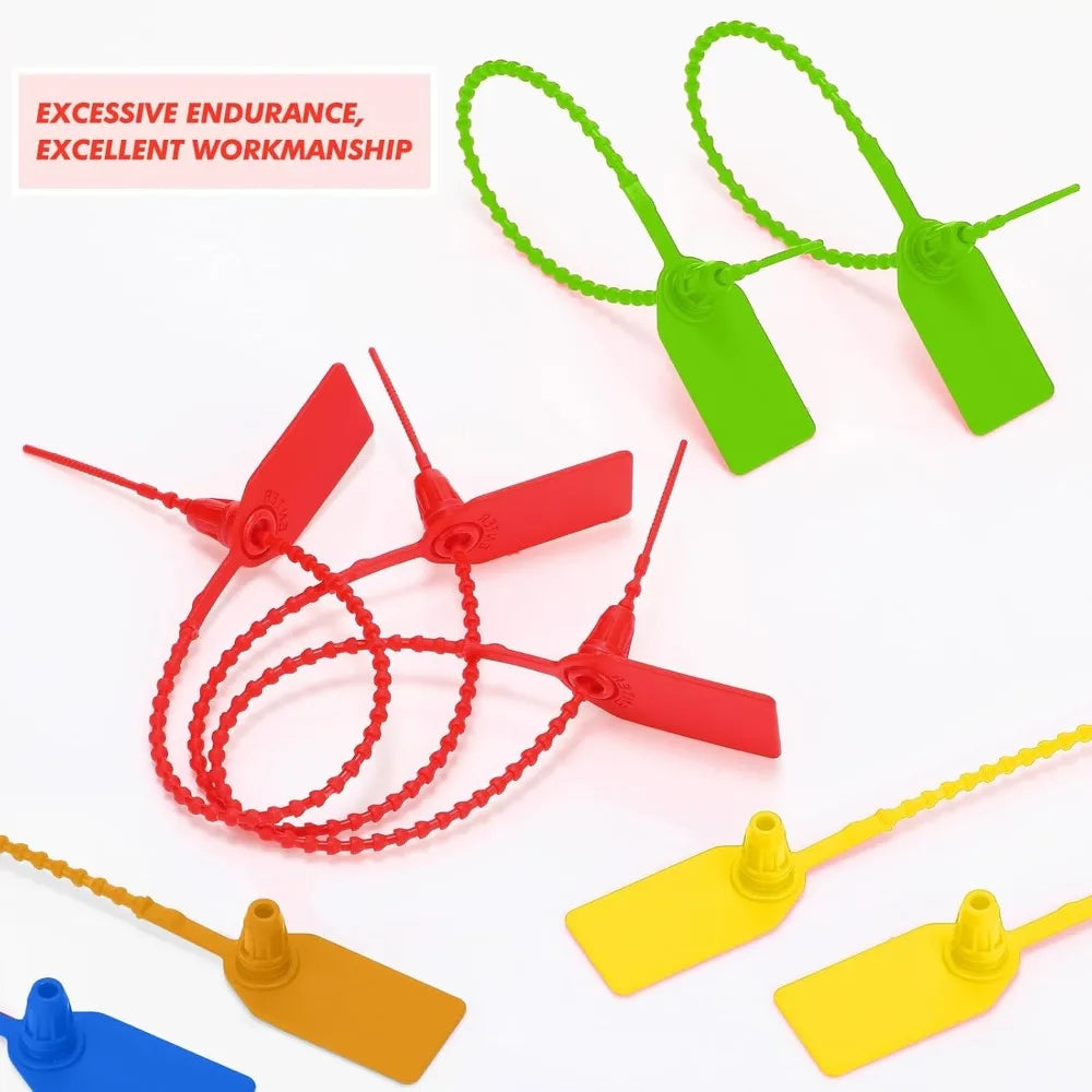 Mixed Plastic Tamper Seals Zip Ties Blank Security Tags 20pcs Security Tamper Seals Qme