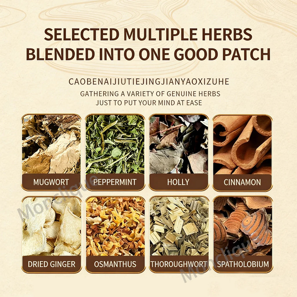 Wormwood Lumbar Patch – Breathable Warming Back Care Patch Herbal Warming Patch Qst