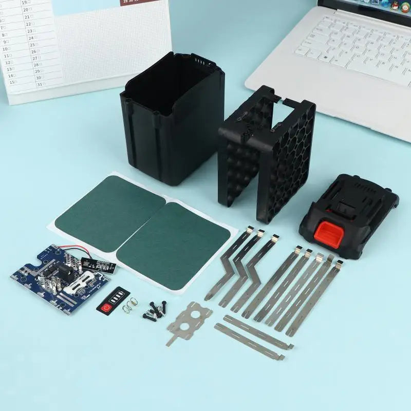 60A 30-Cell 18650 Lithium BMS Board 25V–42V Battery Pack PCB Battery Management Board Qme