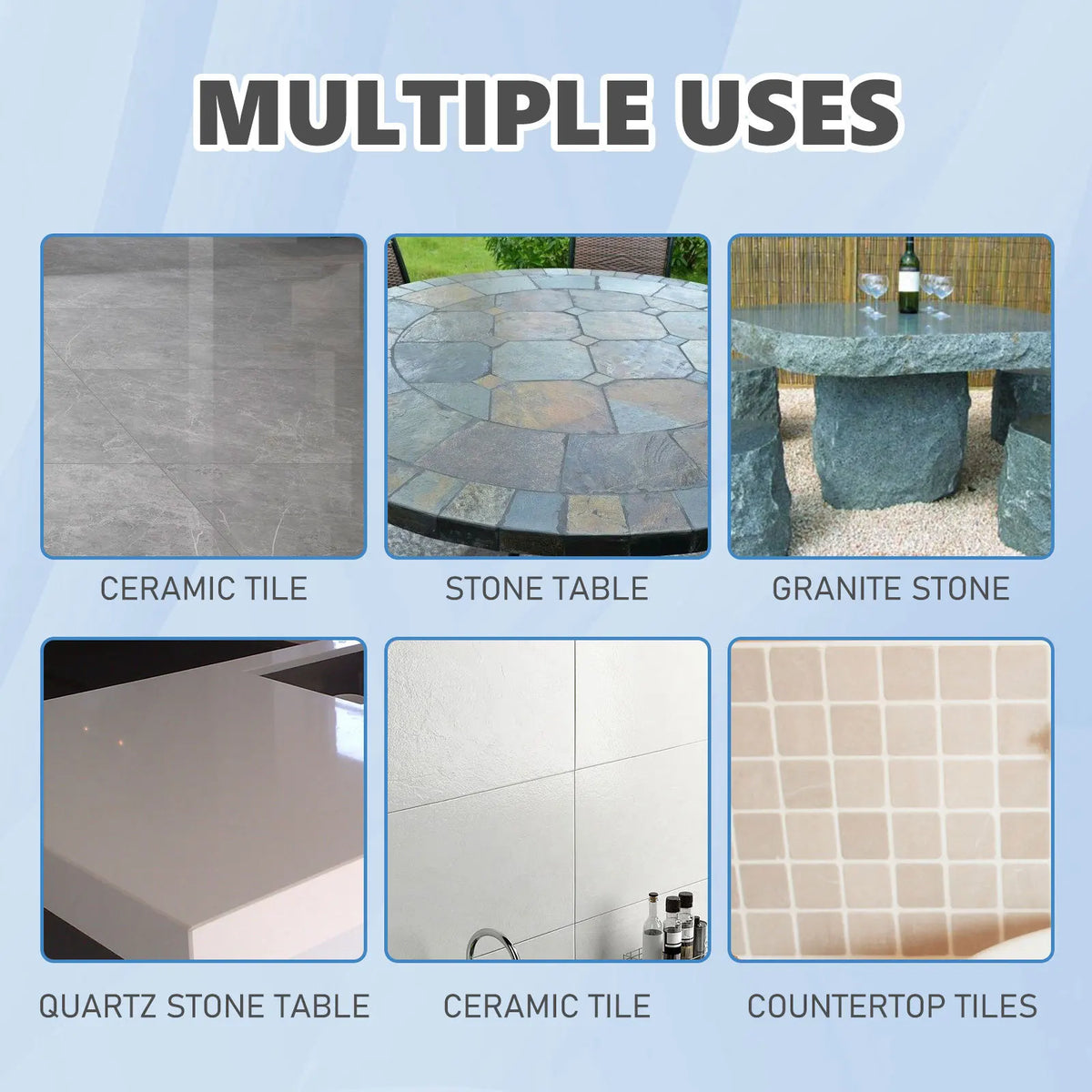 Stone & Tile Stain Remover – Mold, Oil & Grout Cleaner Tile & Stone Cleaner Qme