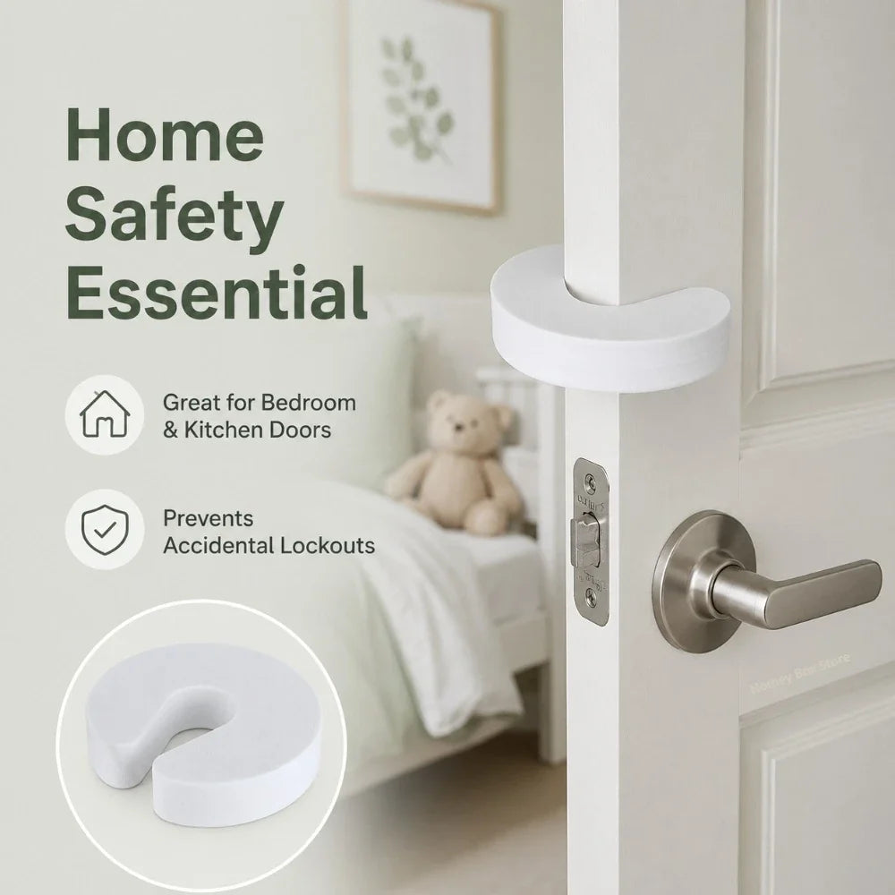 Soft Foam Door Finger Guard Anti-Pinch Clip Stopper 2-4 Pack Door Safety Guard Qme