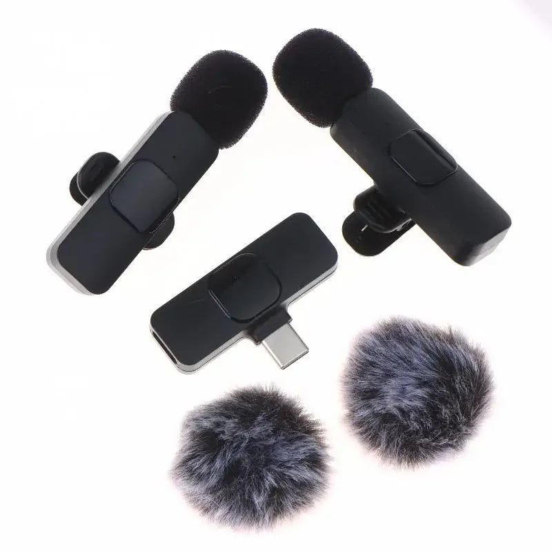 K9 Wireless Lavalier Microphone – Clear Audio for Video Recording Wireless Lavalier Mic Qme