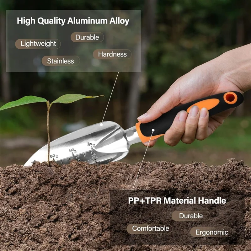 Heavy Duty Aluminium Alloy Garden Tool Set – Lightweight Garden Tool Set Qme