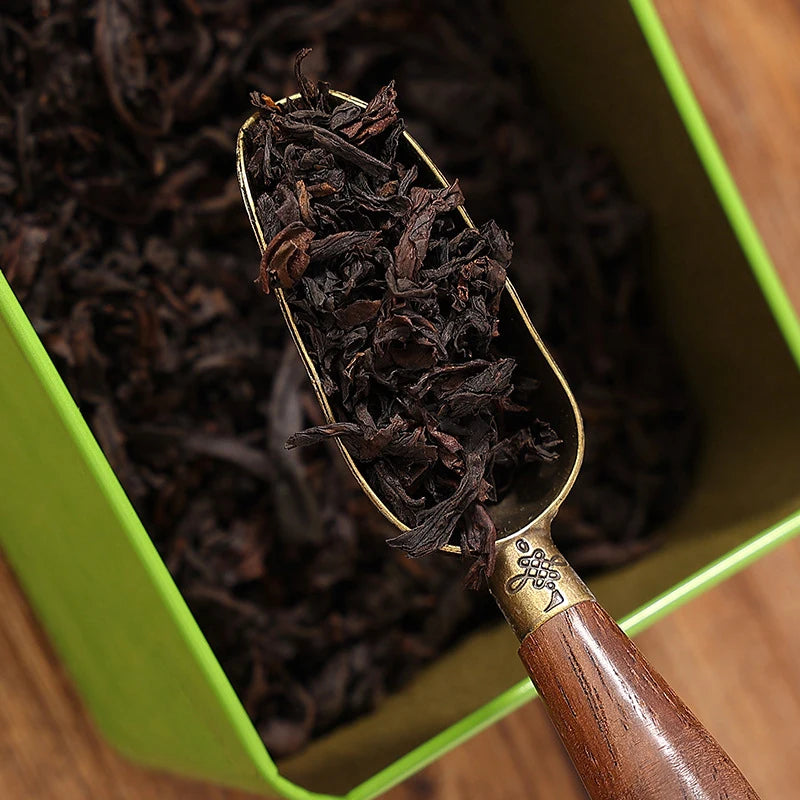 Ebony Solid Wood Kung Fu Tea Scoop – Retro Tea Ceremony Spoon Tea Ceremony Accessory Qst