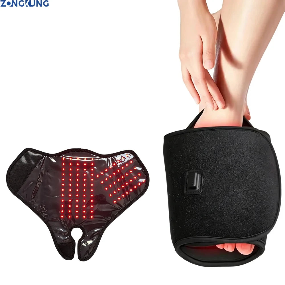ZONGKUNG Red Light Therapy Pad 660nm 850nm – Foot Knee Elbow Light Therapy Pad Qst