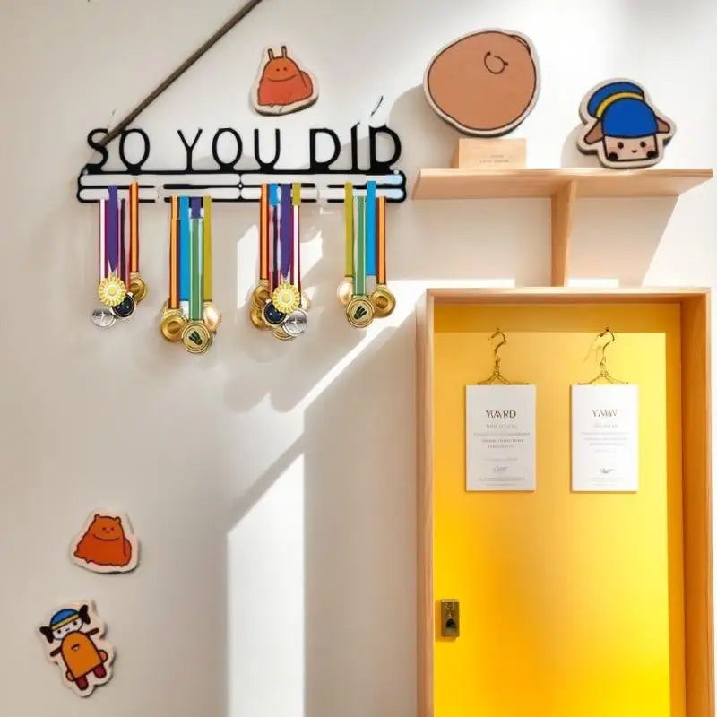 Marathon Medal Hanger Rack | Sports Display Organizer Medal Display Rack Qme