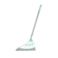Silicone Floor Broom & Hair Squeegee – Anti-Stick Dust Remover Silicone Floor Broom Qme blue-1pcs