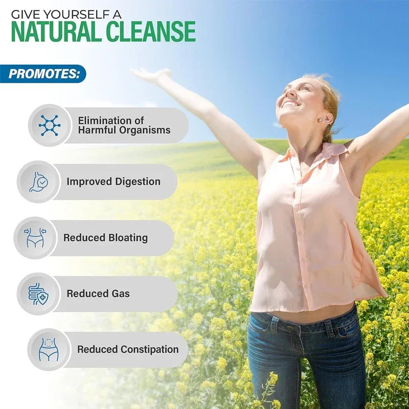 Intestinal Cleanse Capsules – Natural Gut & Colon Support Digestive Supplement Qst