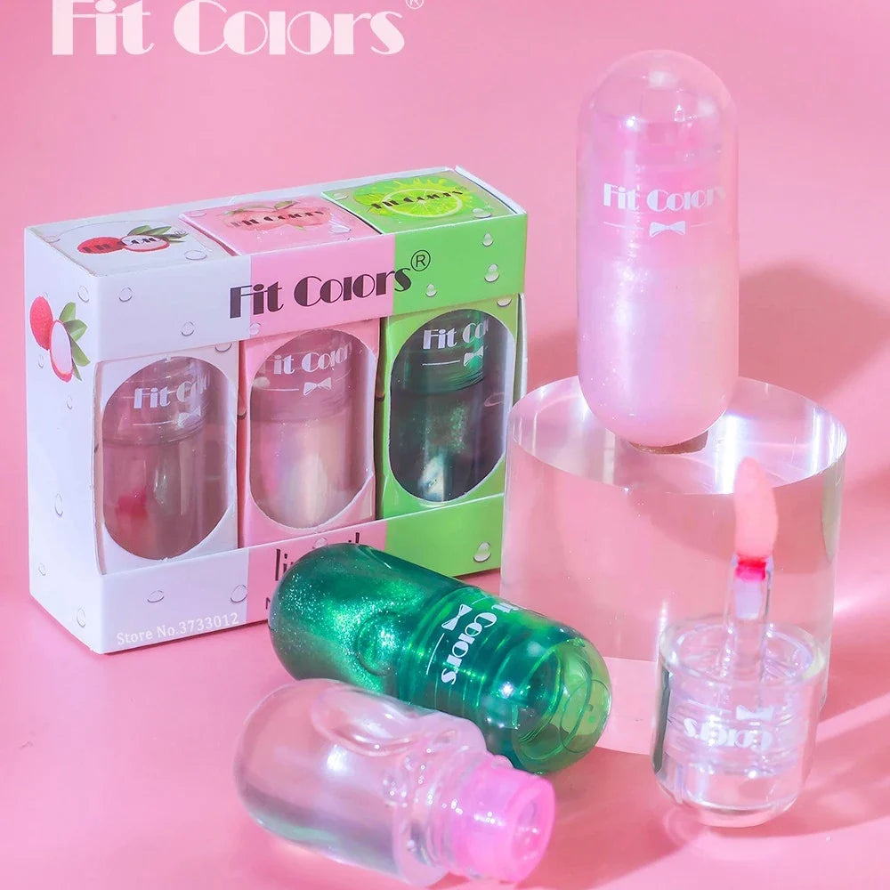 Mini Capsule Color-Change Lip Gloss Oil – Glitter & Moisturizing Lip Gloss Oil Qme