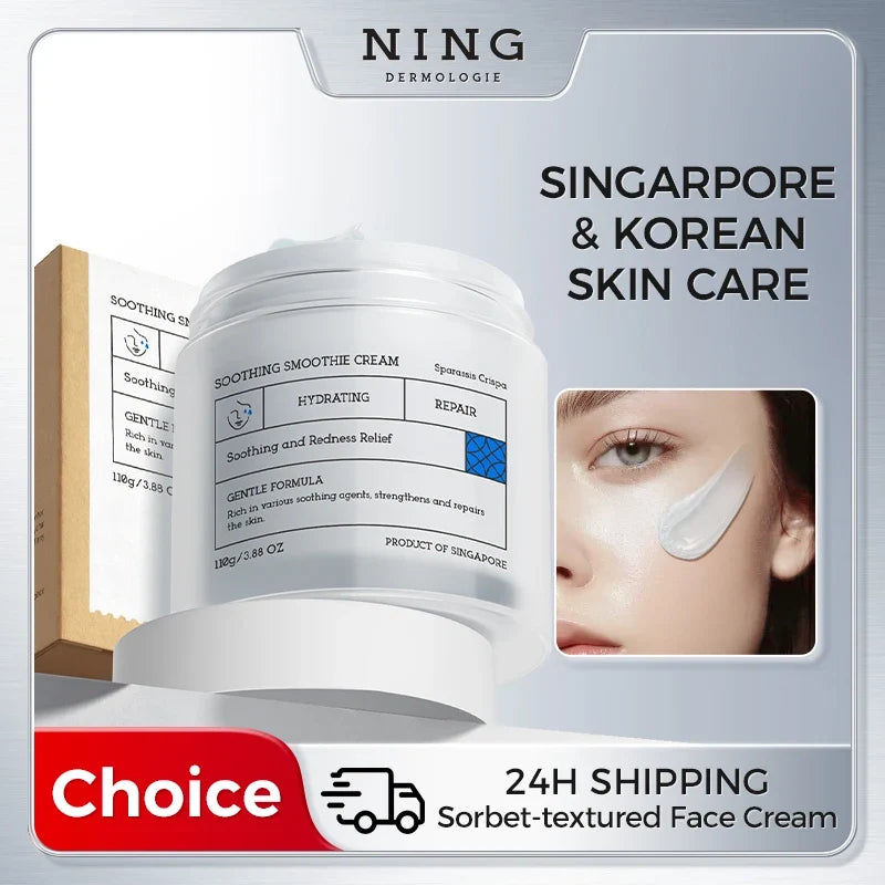 NING Dermologie Soothing Smoothie Cream | Daily Skin Moisturizer Soothing Skin Cream Qme
