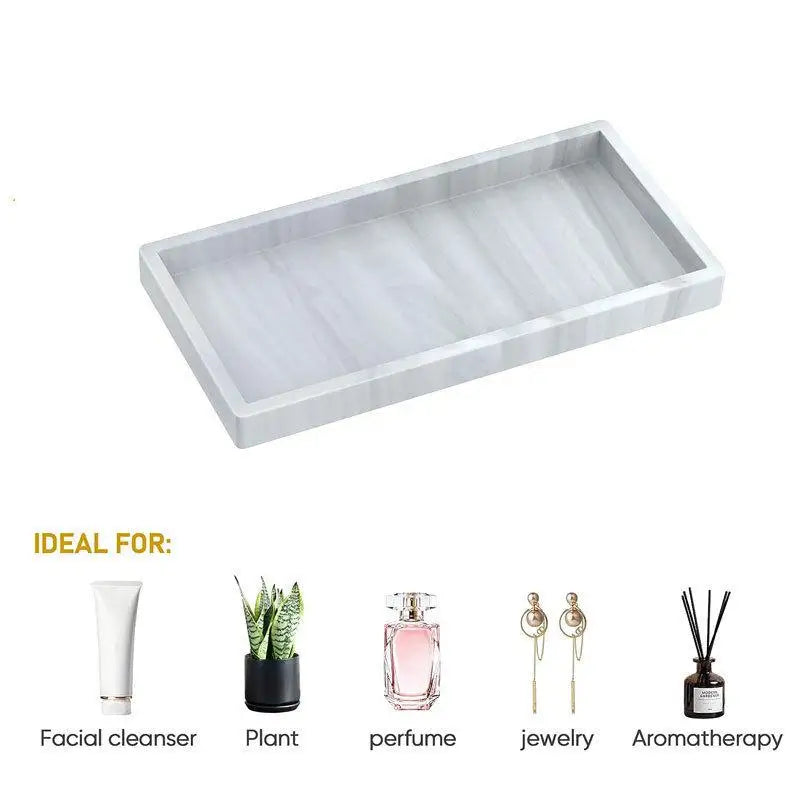 Square Silicone Aroma Diffuser & Jewelry Tray | Non-Slip Organizer Silicone Organizer Tray Qme