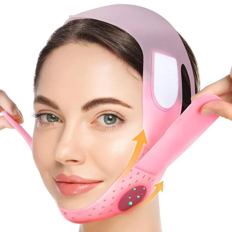 3D Graphene Silicone V-Face Lifting Mask – Chin Slimming Strap Face Lifting Mask Qst
