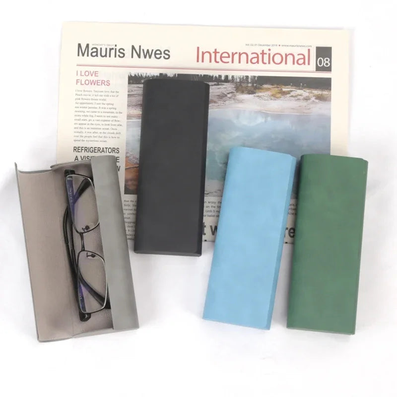 Hard Glasses Case for Men & Women – Sturdy Eyewear Box Eyewear Case Qme