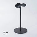 Aluminum Headphone Stand & Non-Slip Headset Holder | Desk Organizer Headphone Stand Qme black