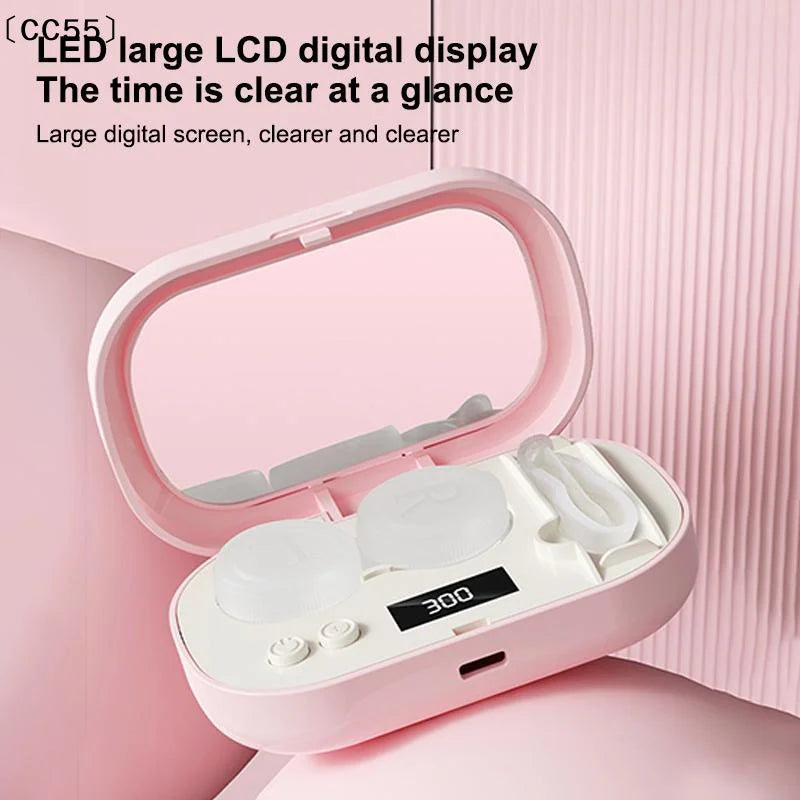 Portable Ultrasonic Contact Lens Cleaner – USB Type-C Lens Cleaning Device Qst