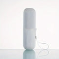Portable Travel Toothbrush Box & Mouthwash Cup Set Travel Toothbrush Case Qme gray