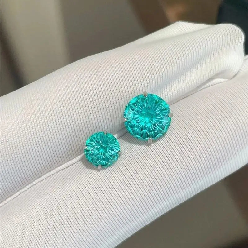 Multicolor Crystal Stud Earrings – Stainless Steel Screw Back Crystal Stud Earrings Qme