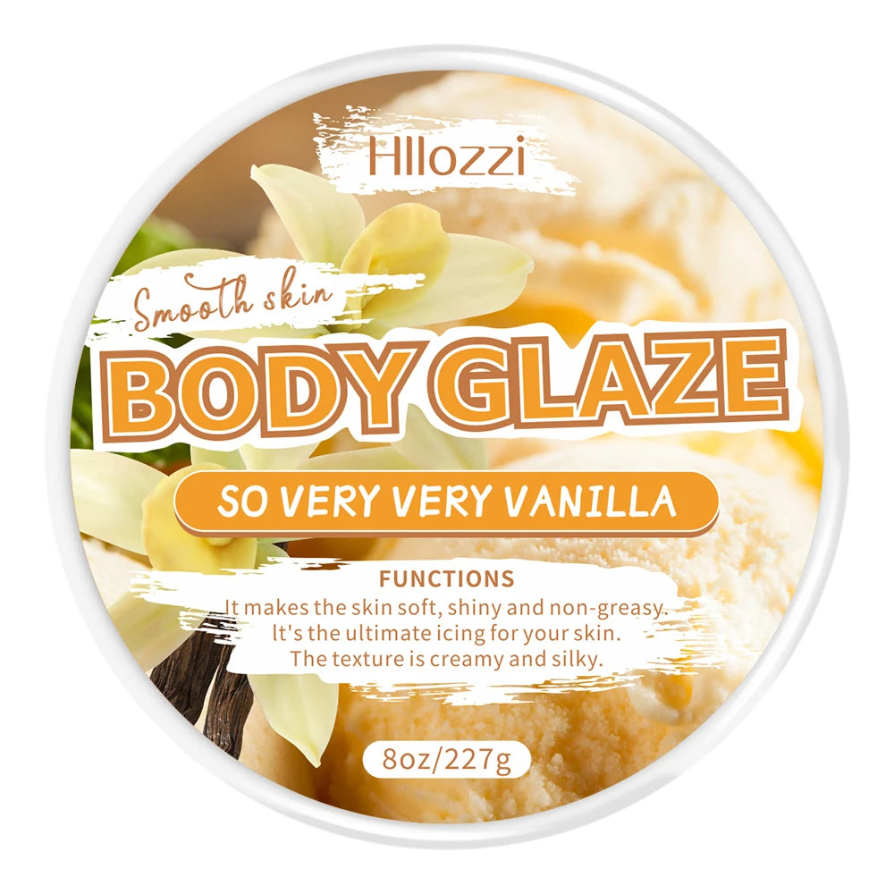 Vanilla Body Glaze Cream – Moisturize, Brighten & Protect Skin Body Glaze Cream Qst 8oz Body Glaze