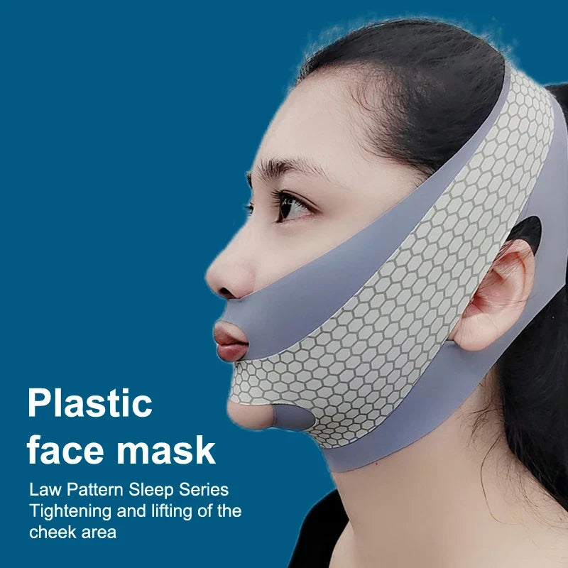 V-Shape Face Lifting & Contouring Band – Slimming Wrap Facial Contouring Band Qme