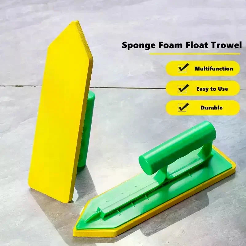 Sponge Foam Float Trowel for Grout, Tile & Stucco Scraping Grout Float Trowel Qme Default Title