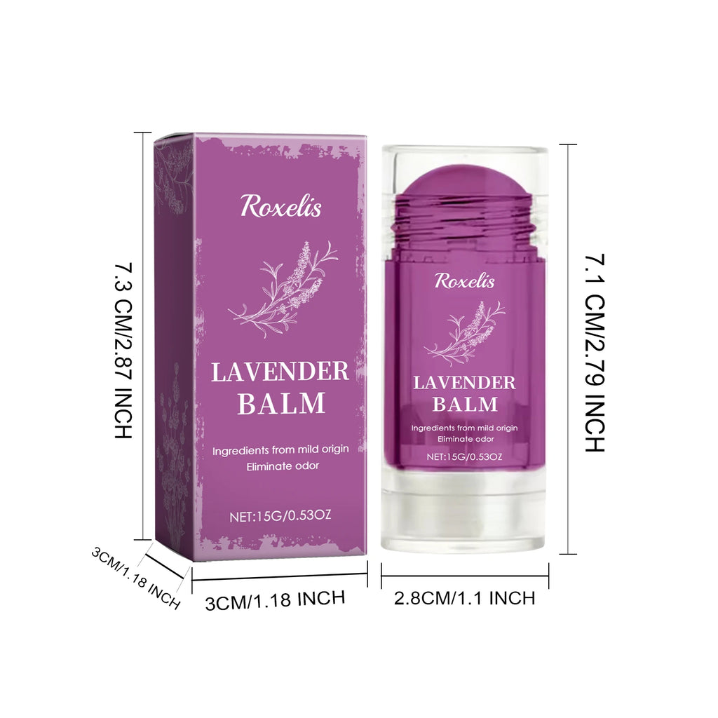 Lavender Solid Perfume 15g – Alcohol-Free Floral Fragrance Balm Solid Perfume Balm Qst