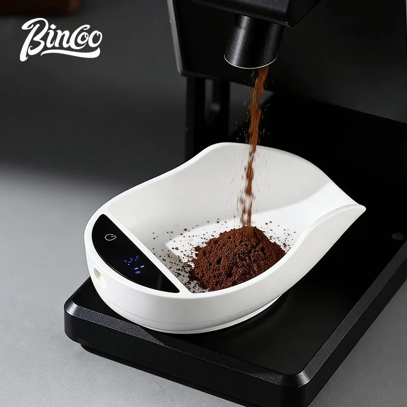 BINCOO Mini Digital Coffee Scale with Bean Weighing Tray Digital Coffee Scale Qst