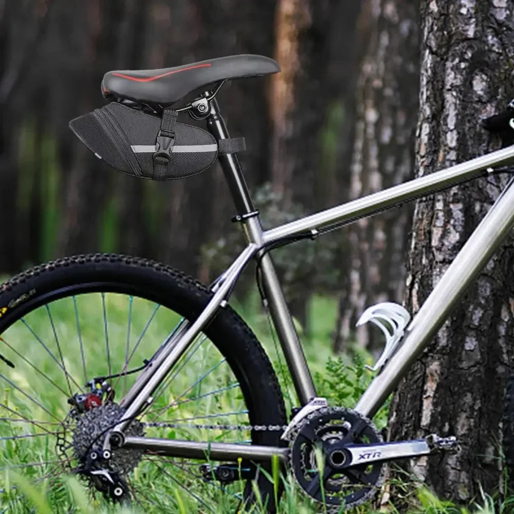Waterproof Bicycle Saddle Bag – Universal Bike Tail Bag Bicycle Saddle Bag Qme