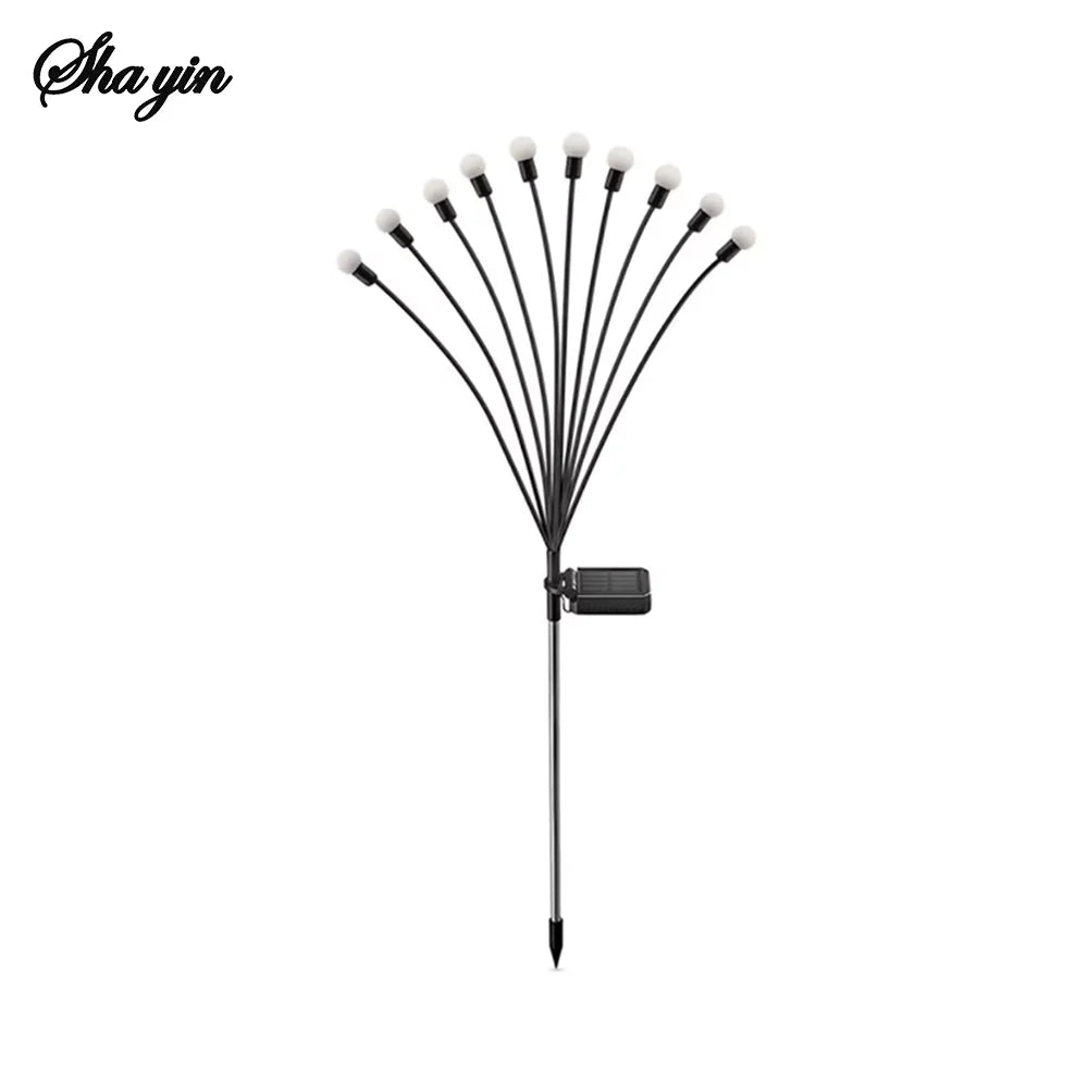 Solar Plug-In Lawn Light – Waterproof Garden & Outdoor Light Solar Garden Light Qme 2pcs 10 head warm light