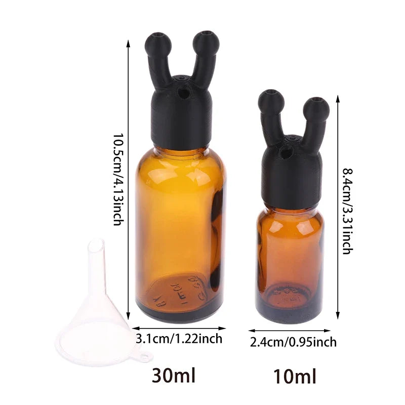 Leak-Proof Essential Oil Inhaler Cap | Mini Aroma Dispenser Aromatherapy Inhaler Qme