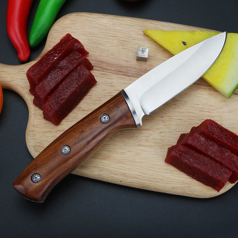 XUANFENG Forged 9CR18 Steel Chef Knife – 9.8" Kitchen Blade Kitchen Chef Knife Qst