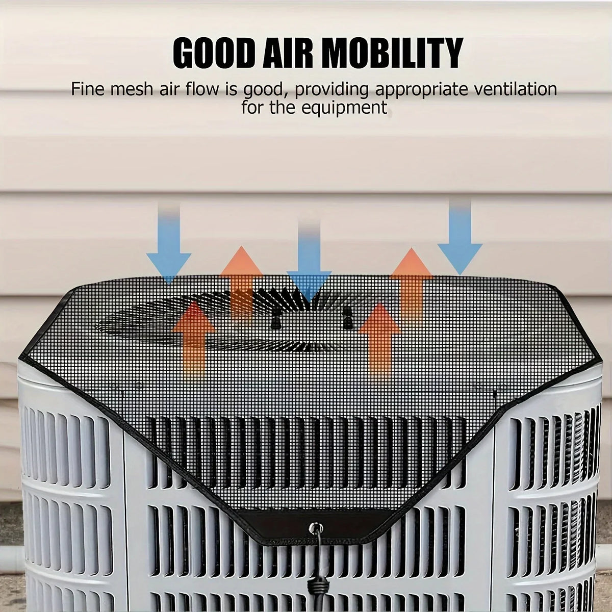 Outdoor Air Conditioner Cover – Water-Resistant & Windproof Air Conditioner Cover Qme