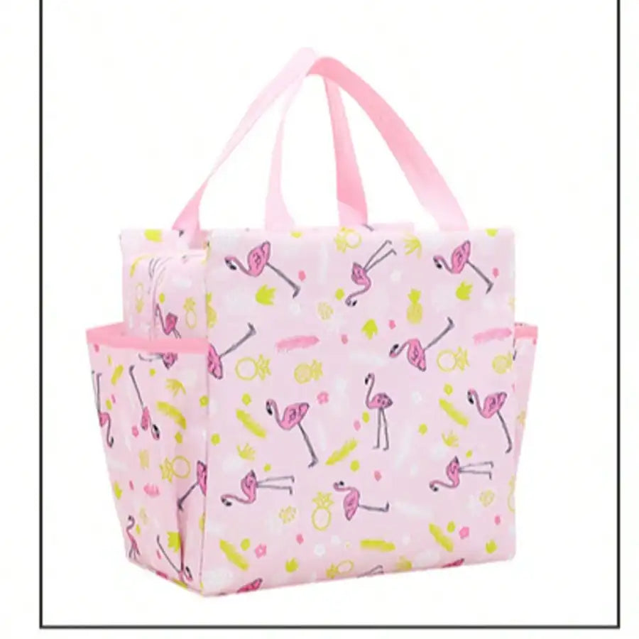 Pink Mommy Insulated Lunch Bag | Multi-Functional Maternity Tote Insulated Lunch Tote Qme 1pc