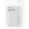 Black Double-Headed Cotton Swabs | Makeup & Ear Swabs 100pk Disposable Cotton Swabs Qme black