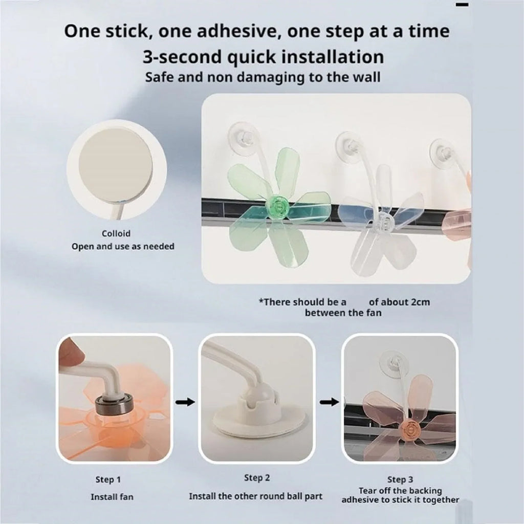 AC Vent Deflector 3-Pack | Universal Air Conditioning Fan Guard AC Vent Deflector Qme