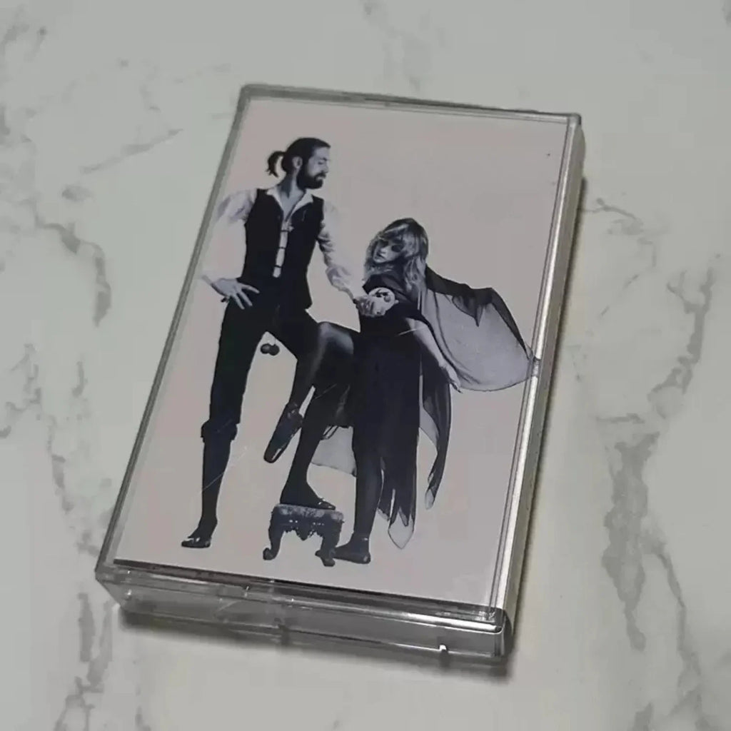 70s Folk-Rock Reissue Cassette Tape – Retro Duo B&W Cover Cassette Tape Qme