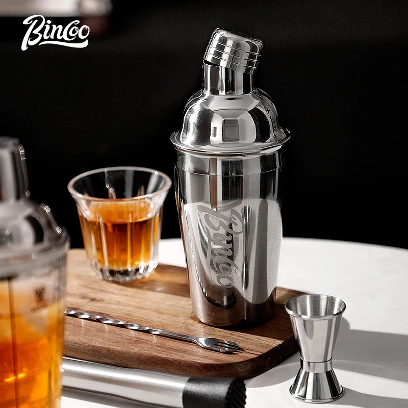 5-Piece Cocktail Shaker Set – Stainless Steel Bartender Kit Cocktail Shaker Set Qst