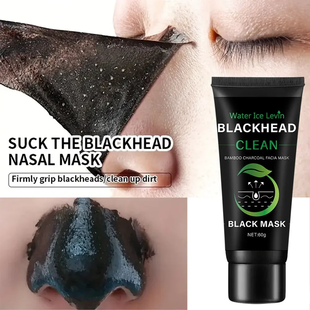 Bamboo Charcoal Fiber Mask – Deep Cleansing & Blackhead Removal Charcoal Face Mask Qme
