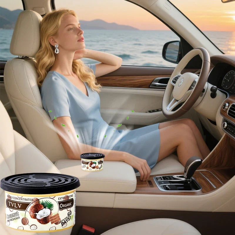 Car Solid Air Freshener – Long-Lasting Fragrance | 7 Scents Car Air Freshener Qme